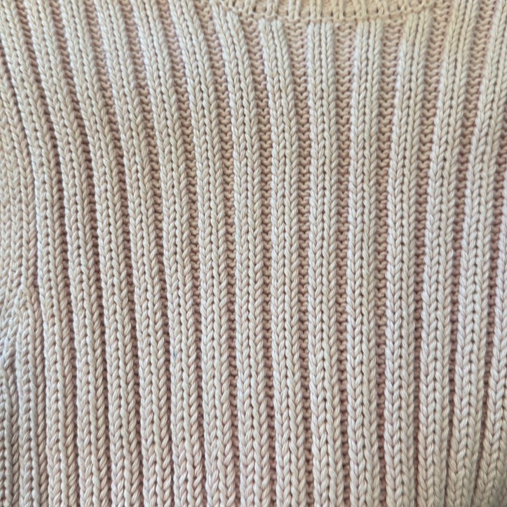 NWT Zara Soft Pink Cowl Neck Sweater - Picture 3 of 3